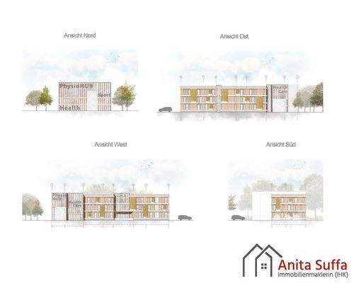 Konzept Aussenansichten visualisiert
