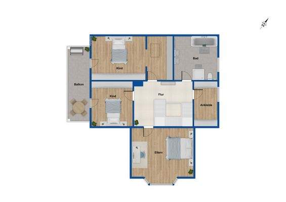 Grundriss Dachgeschoss