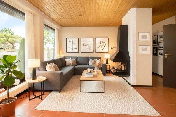 Wohn-/Esszimmer visualisiert