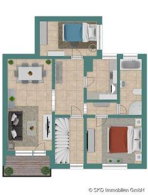 Grundriss-Skizze 2.Obergeschoss