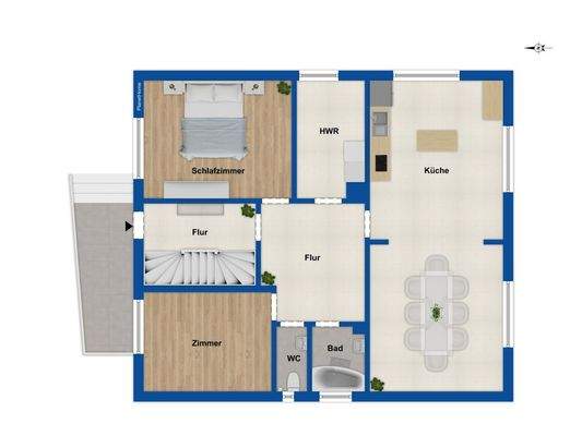 Grundriss - Erdgeschoss