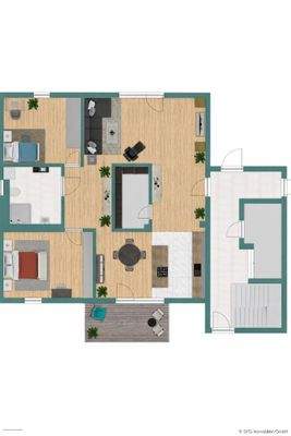 Erdgeschoss Grunriss-Skizze