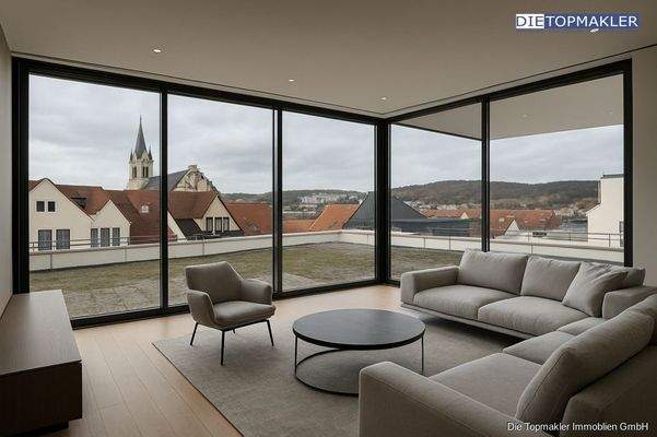 Visualisierung Dach / Ausbaufläche 