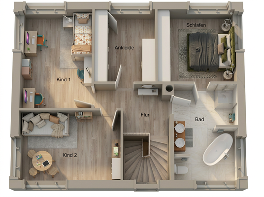 Grundriss Obergeschoss