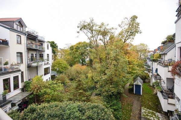Ausblick vom kleinen Balkon
