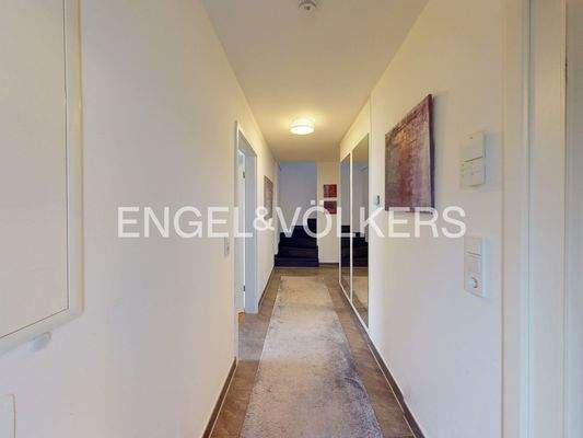 Eingangsbereich mit Zugang zu den Schlafzimmern