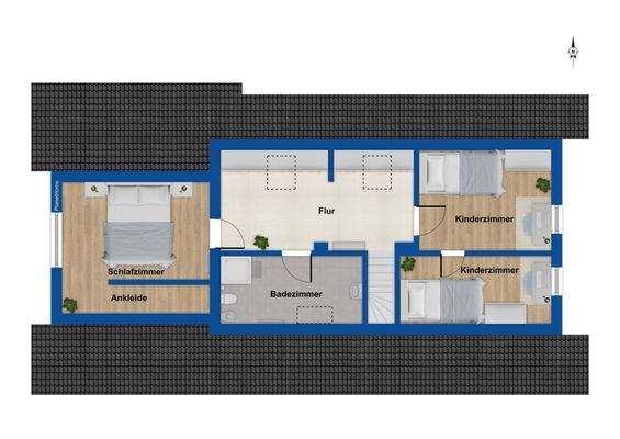 Grundriss Dachgeschoss