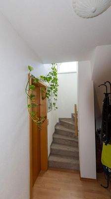 Treppe zur Dachspitze