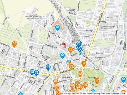 Geolyzer Kartenausschnitt