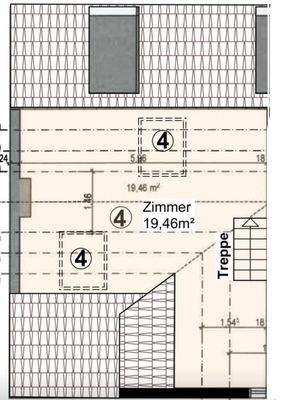 Grundriss Spitzboden