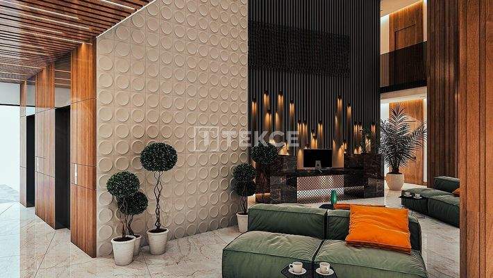 Flats in a Complex with a Pool Near the Metro in Çiğli İzmir