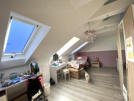 Blick in das DG-Zimmer