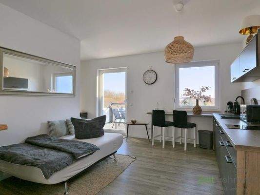 Balkonausgang neben der Küche