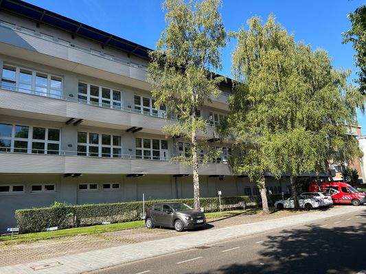 Stellplatz vor der Tür