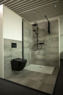 Bemusterung Dusche, kann Sonderwünsche enthalten