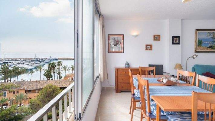 Puerto Portals Mallorca Wohnung zu verkaufen Wohnzimmer BHHS-BAL-0809