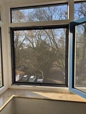 Fenster mit eingebautem Fliegenschutz