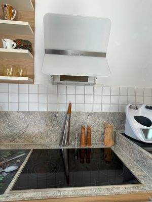 Ceranfeldplatte mit Dunstabzug