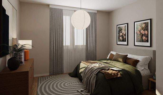 Gemütliches Schlafzimmer