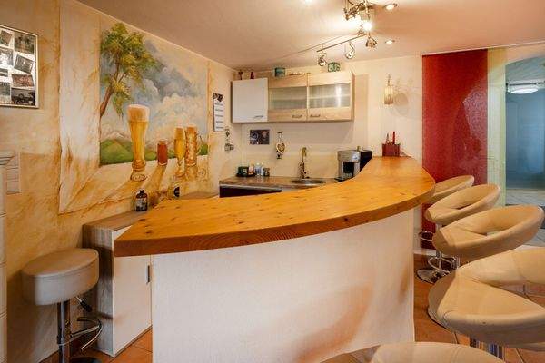 Hobbyraum Theke / Bar EG