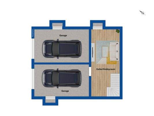 Grundriss Untergeschos