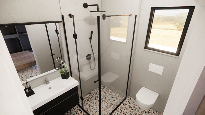 Kreta - 8-Villen- Projekt in Kirianna bei Rethymno: Freistehende Villa