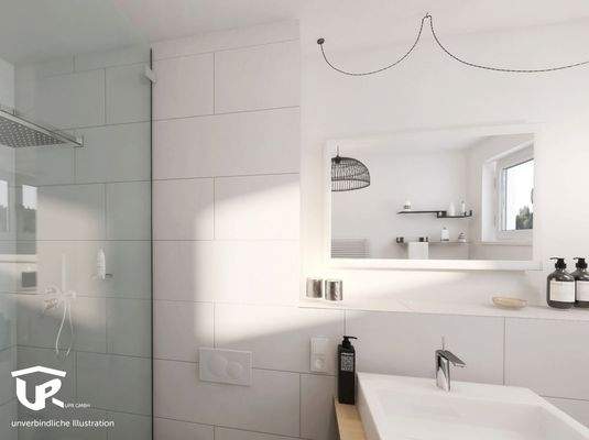 Innenvisualisierung Badezimmer