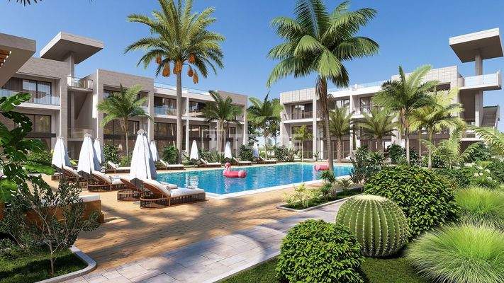 Apartments in a Complex with Marina in North Cyprus Girne