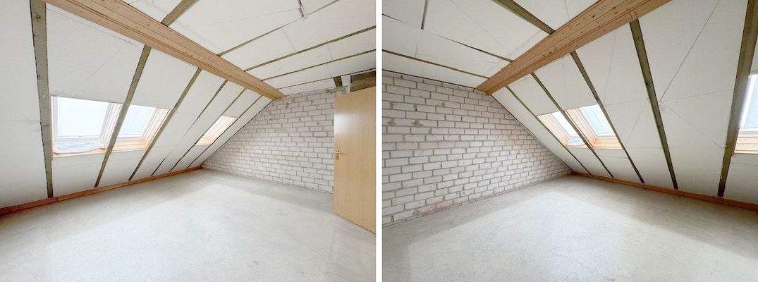 Dachgeschoss großer Raum