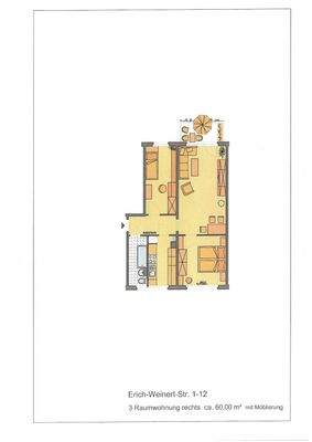 Grundriss möbiliert