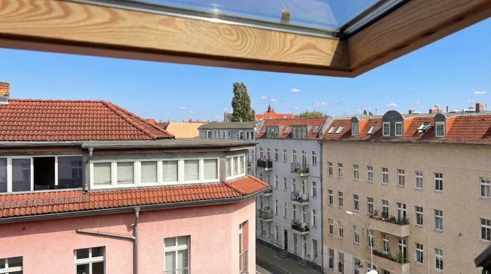 Blick aus dem Fenster