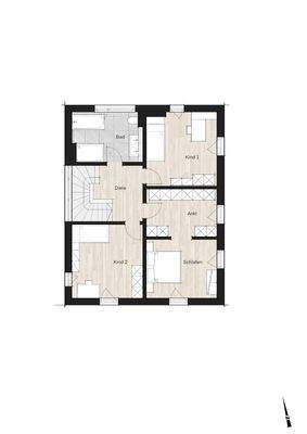 HAUS B - OBERGESCHOSS