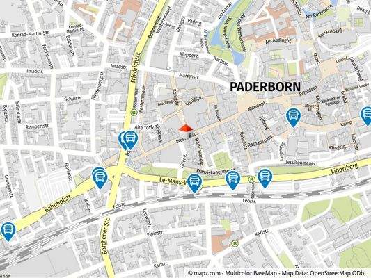 Geolyzer Kartenausschnitt