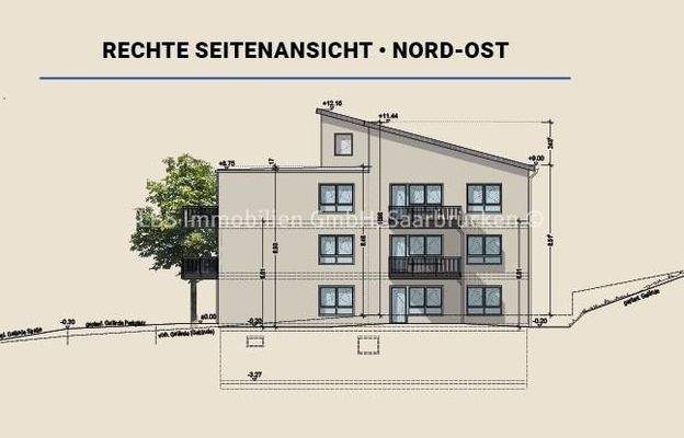 Rechte Seitenansicht Nord-Ost