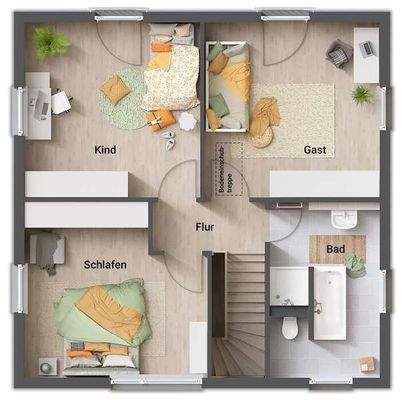 Flair 124 Grundriss OG