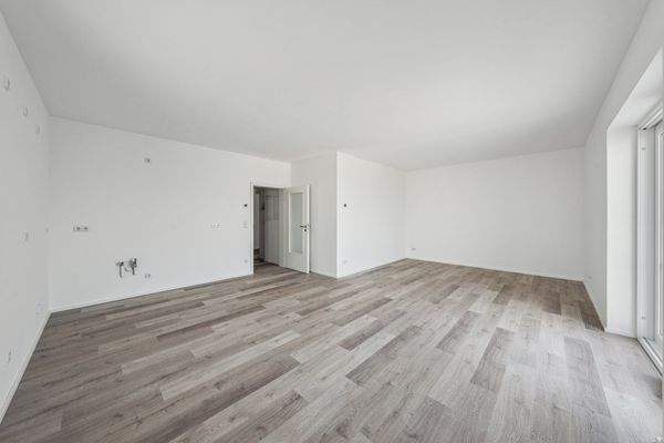 Wohnbereich - Blick auf die Küche