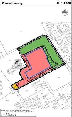 Ausschnitt aus B-Plan