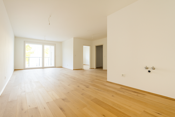 Wohnküche mit Zugang Loggia