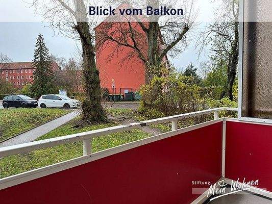 Blick vom Balkon