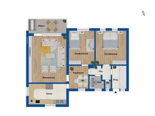 Grundriss Erdgeschoss