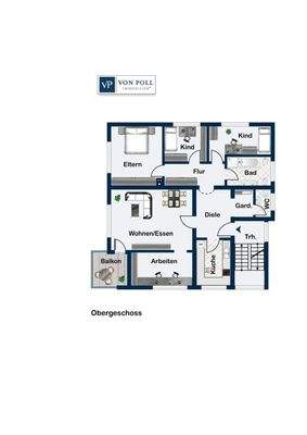 Grundriss Obergeschoss