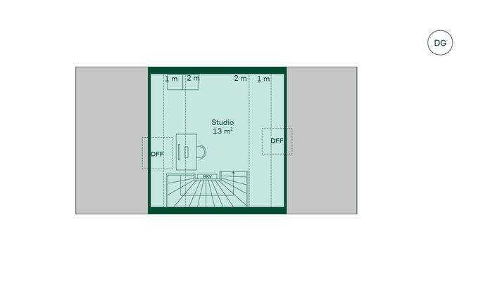 Reihenhaus Grundriss DG