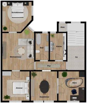 Beispiel Obergeschoss