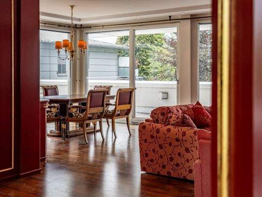 Mit Blick ins Grüne