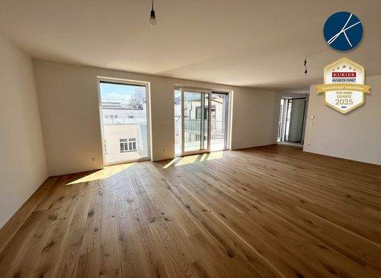 Wohnküche, Parkett, 45 m²