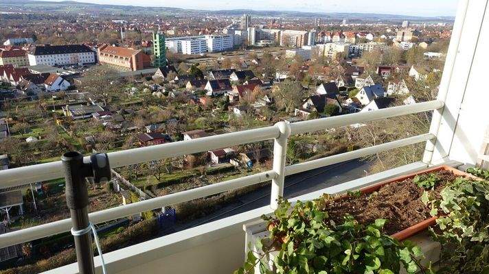 Weitsicht vom Balkon