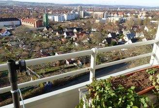 Weitsicht vom Balkon