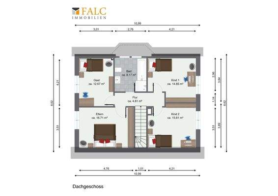 Grundriss Dachgeschoss