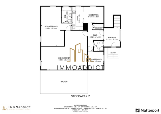 Grundriss Hochparterre