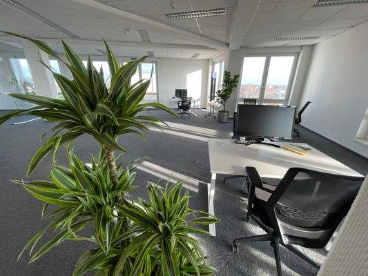 Arbeitsplatz im offenen Bereich